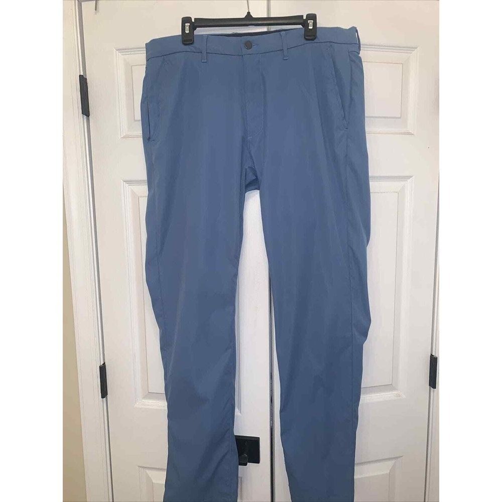 Lands End Men's Slim Fit Performance golf Pant #515246 Blue 38x32‎ 5-Pocket